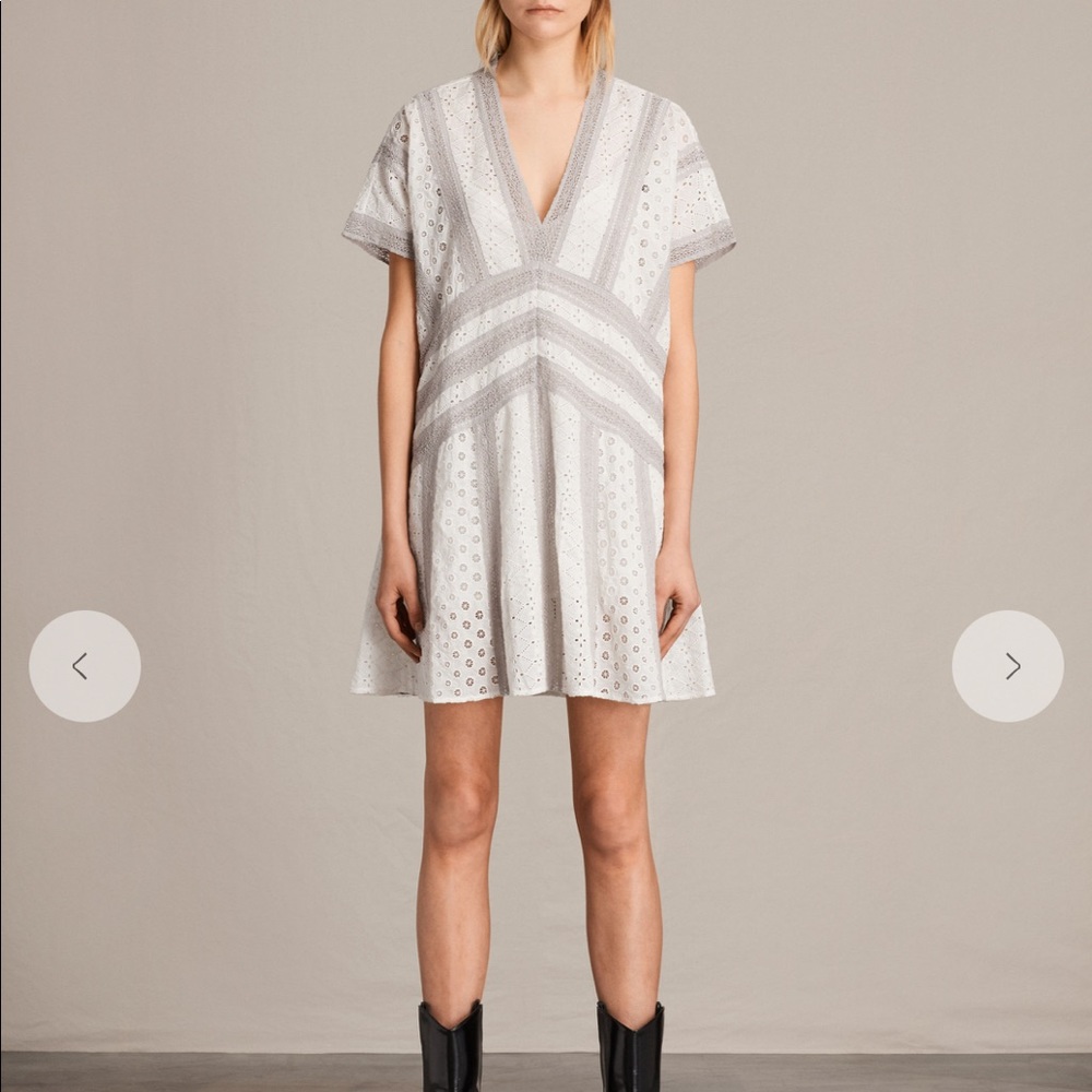 ALL SAINTS CYNDI TEE DRESS